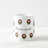 ホタルのPhotinusのpyralis コーヒーマグカップ (中央)