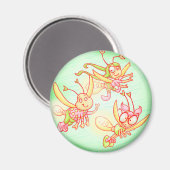 ホタルはグリーンマグネットと友達である マグネット (正面/裏面)