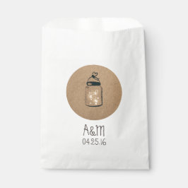 ホタルはメイスン素朴ジャー結婚ズの フェイバーバッグ