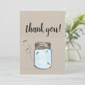 ホタルはメーソンの瓶に入ってありがとう サンキューカード (スタンド正面)