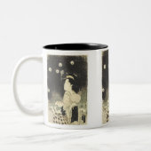 ホタルを捕まえるチョキ1795マグカップとスタイン ツートーンマグカップ (左)