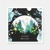 ホタルウィムシーウッドランド誕生日 スタンダードカクテルナプキン (正面)