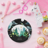 ホタルウィムシーウッドランド誕生日 ペーパープレート (パーティー)