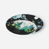 ホタルウィムシーウッドランド誕生日 ペーパープレート (アングル)