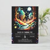 ホタルズグローエンチャントフォレスト誕生日 招待状 (スタンド正面)