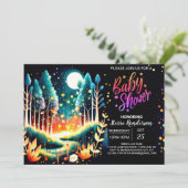 ホタルファンタジーウッドランドベビーシャワー 招待状 (スタンド正面)