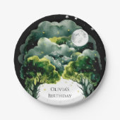ホタルファンタジーウッドランド誕生日 ペーパープレート (正面)