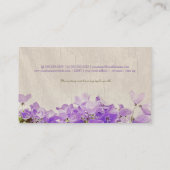 ホタルブクロの名刺 名刺 (裏面)