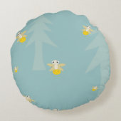 ホタル付きラウンドクッションデザイン。 ラウンドクッション (裏面)