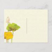 ホタル夜秋の結婚式保存日 案内ポストカード (裏面)