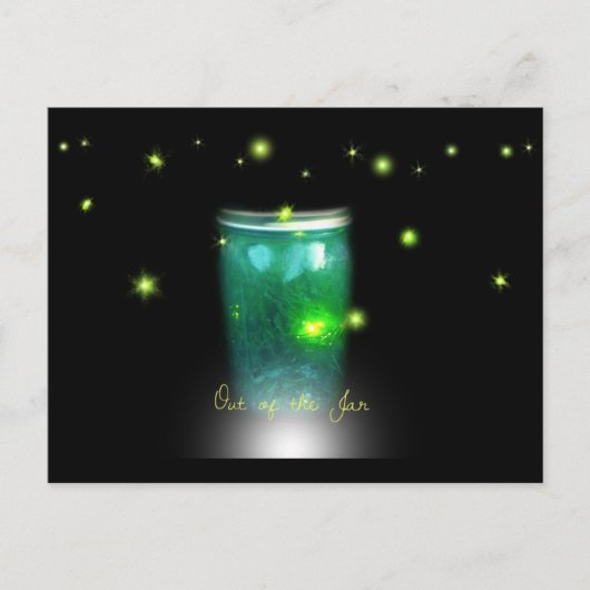 ホタル挨拶 ポストカード (正面)