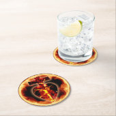 ホタル熱病 ラウンドペーパーコースター (インサイチュ)