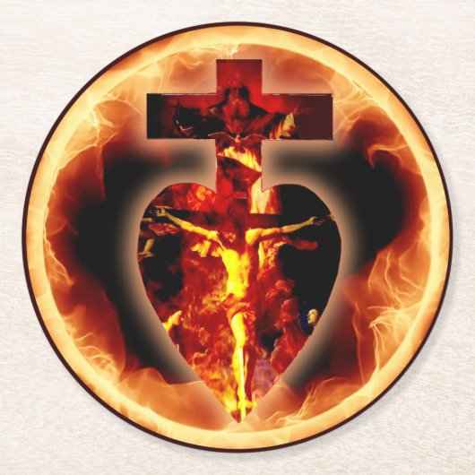 ホタル熱病 ラウンドペーパーコースター (正面)