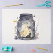 ホタル素朴シリーズデザイン6 薄葉紙 (クラフト)