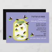 ホタル風フロリックパーティー 招待状 (正面/裏面)