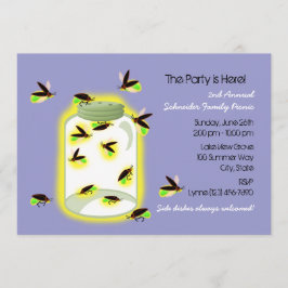 ホタル風フロリックパーティー 招待状