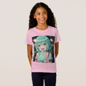 ホタル魚，アニメby Natasha Us Tシャツ (正面フル)