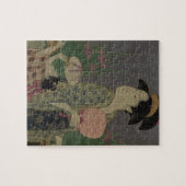 ホタル1793年(色の木版画) ジグソーパズル (横)