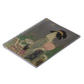 ホタル1793年(色の木版画) ノートブック (左側)