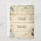 ホタル&ストリングライト結婚ズお祝い 招待状 (裏面)