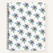 ホタル（パターン白） – ノートブック (正面)
