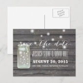 ホタル&メイスンジャー・ウッド日付を保存 案内ポストカード (正面/裏面)