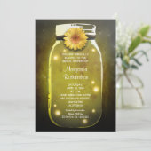 ホタル&メイソンジャーお洒落ブライダルシャワー 招待状 (スタンド正面)