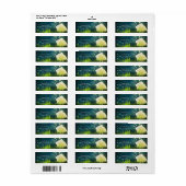 ホタル+メイソンジャー素朴ナイト住所 シール (フルシート)