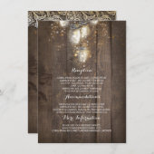 ホタル・メイソン素朴・結婚ジャースの情報 エンクロージャーカード (正面/裏面)