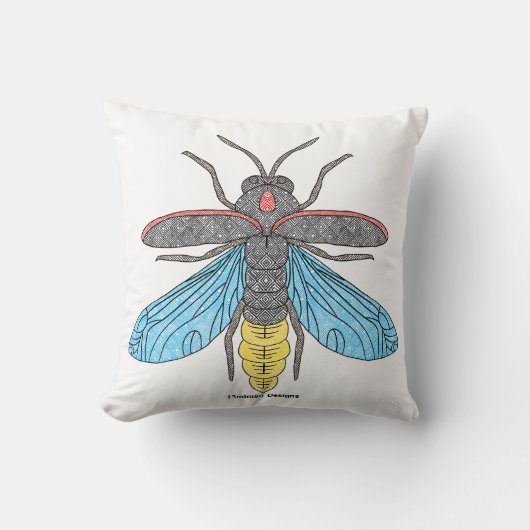 ホタル(独身の白) – 枕 (正面)