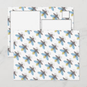 ホタル（白） – はがき (正面/裏面)