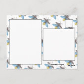 ホタル（白） – はがき (裏面)