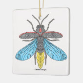 ホタル(白) – セラミックオーナメント (左)