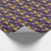 ホタル（紫） ラッピングペーパー (角)