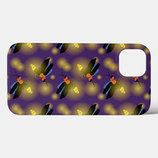 ホタル(紫) Case-Mate iPhoneケース (裏面 (横))