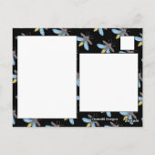 ホタル（黒） – はがき (裏面)