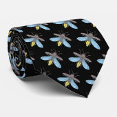 ホタル（黒） – ネックタイ ネクタイ (ロール)