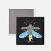 ホタル(黒) – マグネット (正面/裏面)