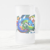 ホダグ8マグカップ フロストグラスビールジョッキ (正面右)