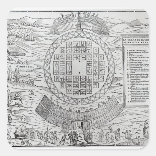 ホチェラーガ財団 スクエアシール (正面)