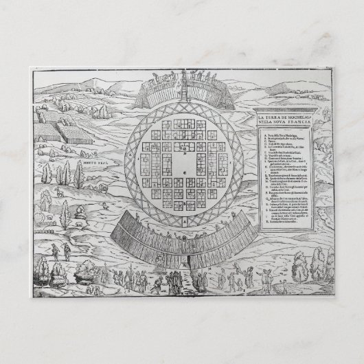 ホチェラーガ財団 ポストカード (正面)