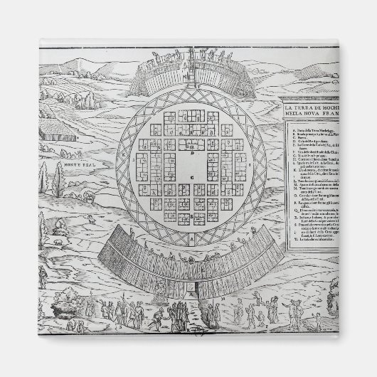 ホチェラーガ財団 マグネット (正面)