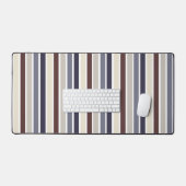 ホチキスストライプト デスクマット (キーボード&マウス)