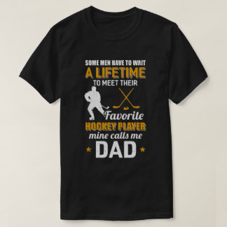 ホッおもしろいケお気に入りのープレーヤーから呼び出しパパ Tシャツ