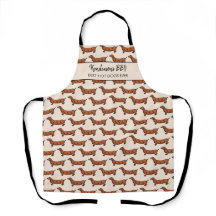 ホッおもしろいトドッグBBQパターンカスタムシェフネーム文字