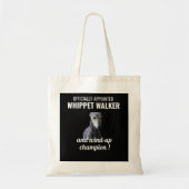 ホッおもしろいペットのウォーカーが愛犬家のプレゼントを巻き上げる トートバッグ (正面)