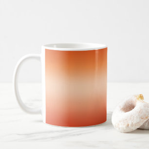 ホッかわいらしトサマーオレンジ&アプリコットグラデーション コーヒーマグカップ
