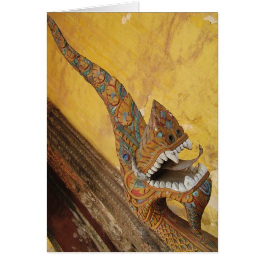 ホッつるド…ラオスのカード、ビエンチャンのナガ (正面)