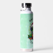 ホッとしたクリスマスを過ごす | Frog Pun ウォーターボトル (右面)