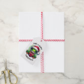 ホッとしたクリスマスを過ごす | Frog Pun ギフトタグ (より糸付き)
